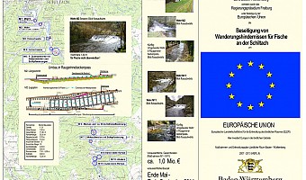 Infotafel an der Baustelle